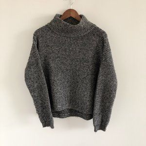 French Connection Gray Turtleneck Sweater M